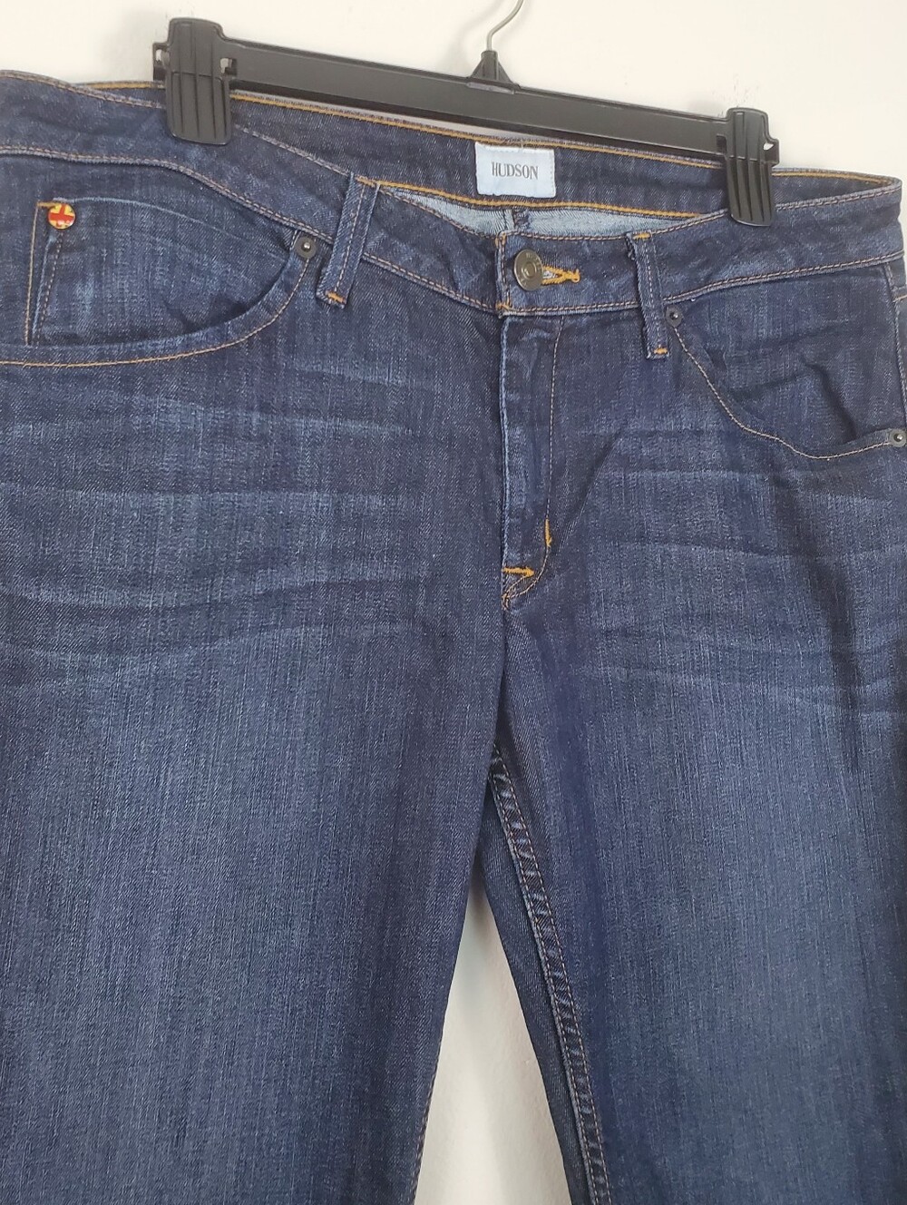 Hudson Womens Straight Cropped Jeans Size 31 Bacara Denim - Picture 4 of 13